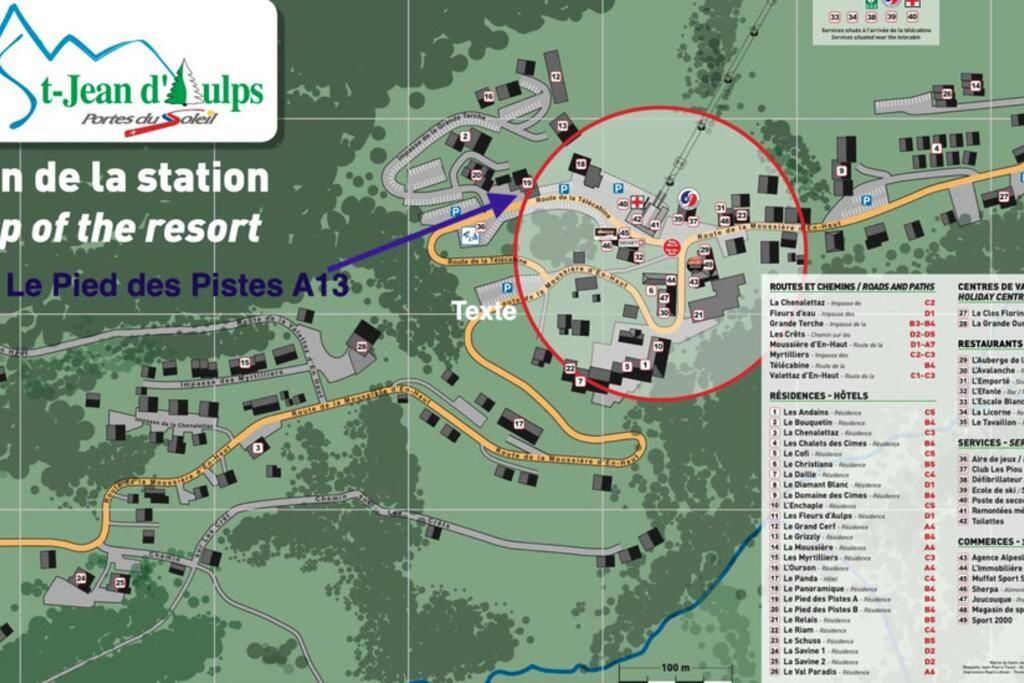 Le Pied Des Pistes A13, Joli Studio Tout Confort 4 Pers, Vue Vallee Imprenable, Draps Non Compris Saint-Jean-dʼAulps Eksteriør billede