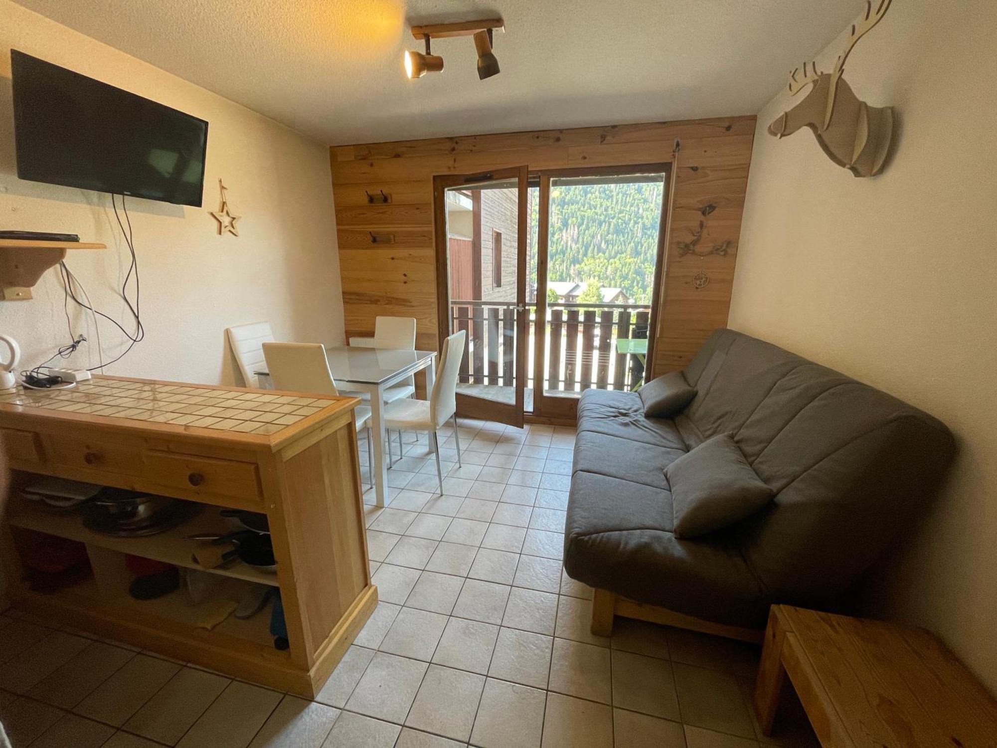 Le Pied Des Pistes A13, Joli Studio Tout Confort 4 Pers, Vue Vallee Imprenable, Draps Non Compris Saint-Jean-dʼAulps Eksteriør billede