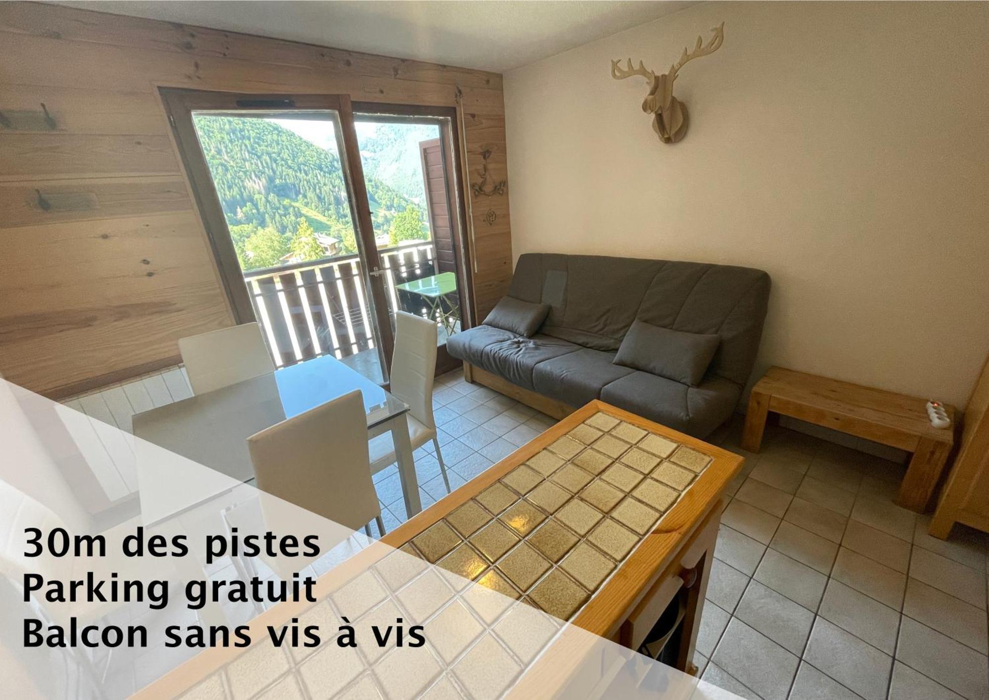 Le Pied Des Pistes A13, Joli Studio Tout Confort 4 Pers, Vue Vallee Imprenable, Draps Non Compris Saint-Jean-dʼAulps Eksteriør billede